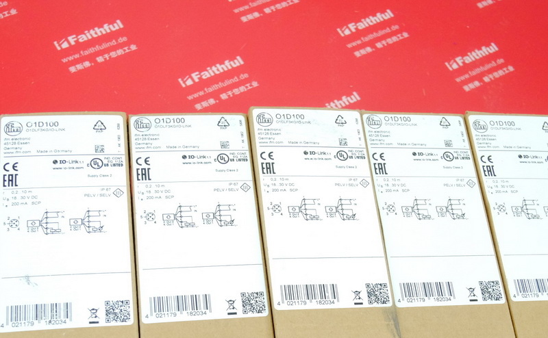 Ifm O1D100 IFM Laser-Entfernungs sensor O1DLF3KG/IO-LINK