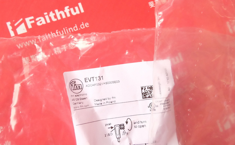 Ifm EVT131 IFM Anschluss kabel mit Steckdose ADOAF032VAS0005E03