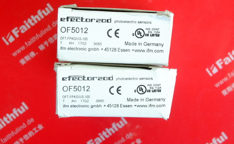 Ifm OF5012 IFM Diffuse Reflection Photo elektrischer Schalter OFT-FPKG/US-100