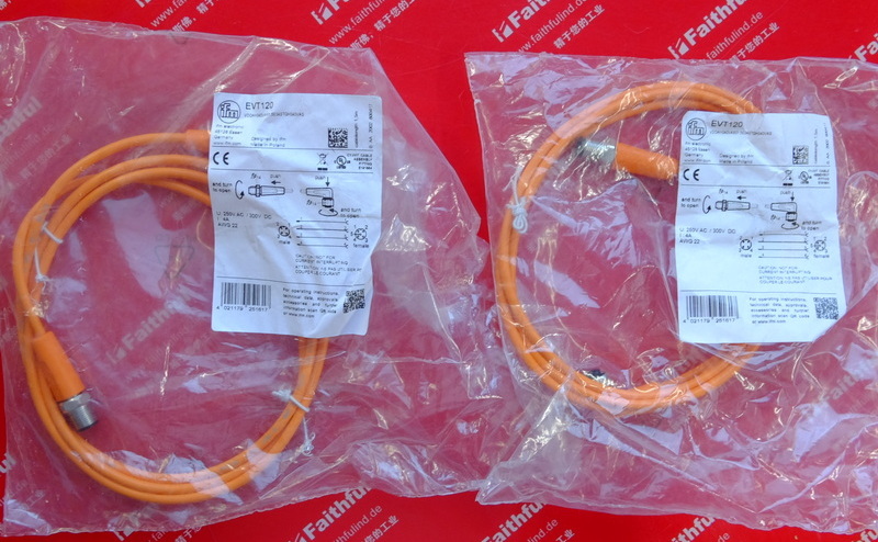 Ifm EVT120 IFM Anschluss kabel VDOAH040VAS01,5 E04STGH040VAS