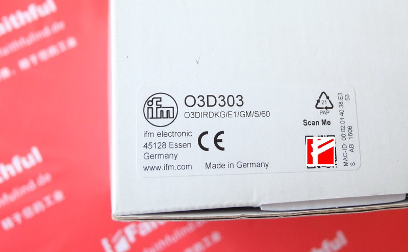 Ifm O3D303 IFM3D-Bildgebungssystem O3DIRDKG/E1/GM/S/60