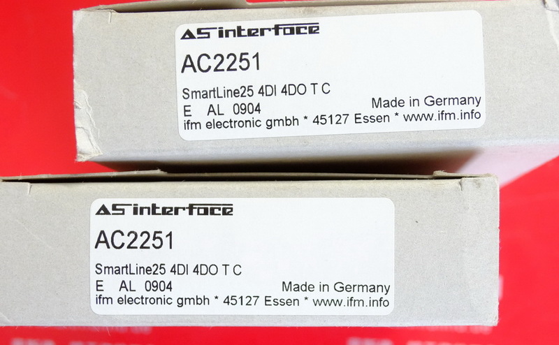 Ifm AC2251 IFMAS-Interface Schalt schrank Modul Smart L25 4DI 4DO T C
