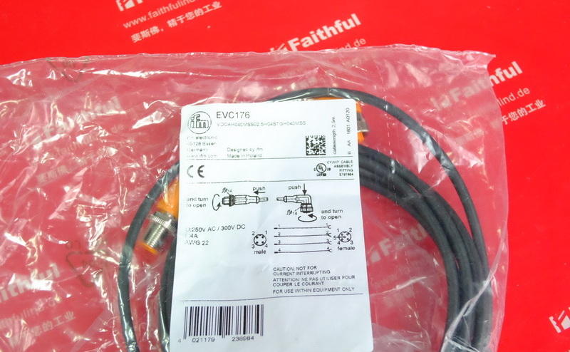 Ifm EVC176 IFM Anschluss kabel VDOAH040MSS02,5 H04STGH040MSS