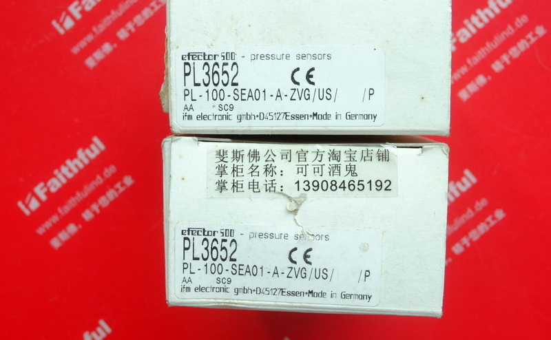 Ifm PL3652 IFM Abflachung druck messumformer PL-100-SEA01-A-ZVG/US/P