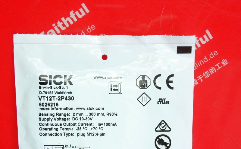Sick VT12T-2P430 SICK Diffuse Reflexion Photo elektrischer Sensor 6026216
