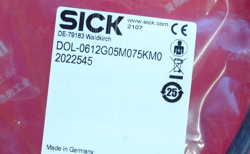Sick 2022545 SICK Verbindungs kabel DOL-0612G05M075KM0 M26 12 Core 5m