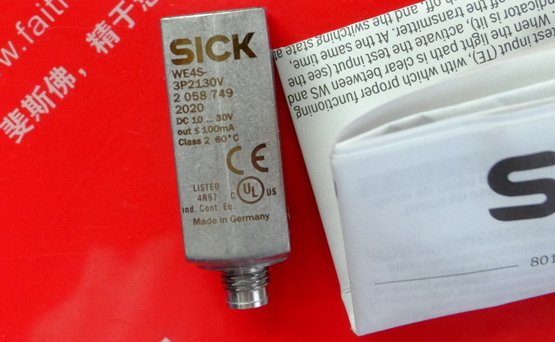Sick WE4S-3P2130V SICK opto elektronischer Sensor 2058749