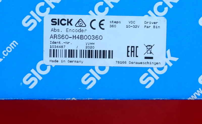 Sick ARS60-H4B00360 SICK-Encoder 1034487 SSI Parallel