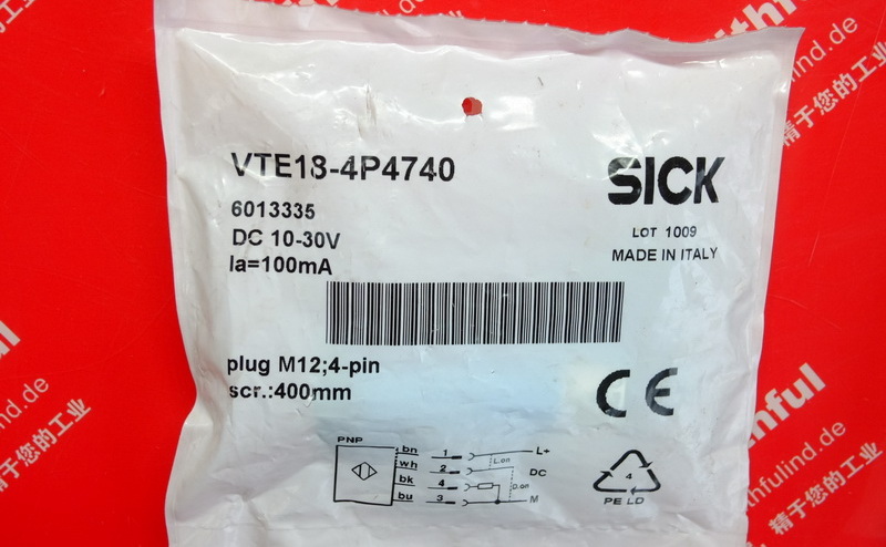 Sick VTE18-4P4740 SICK zylindrischer opto elektronischer Sensor 6013335