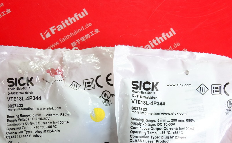 Sick VTE18L-4P344 SICK zylindrischer opto elektronischer Sensor 6027422