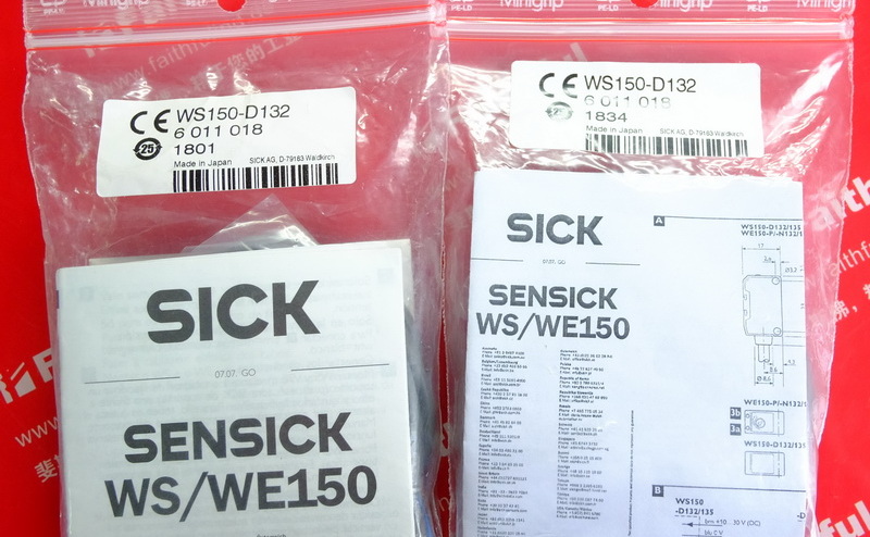 SICK Photo elektrischer Sensor 6011018 Sick WS150-D132