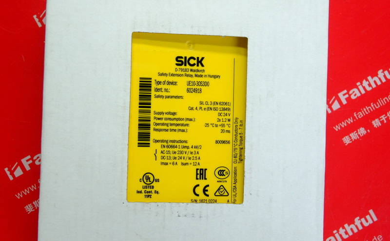 Sick UE10-3OS3D0 SICK-Sicherheits modul 6024918 UE10-3OS