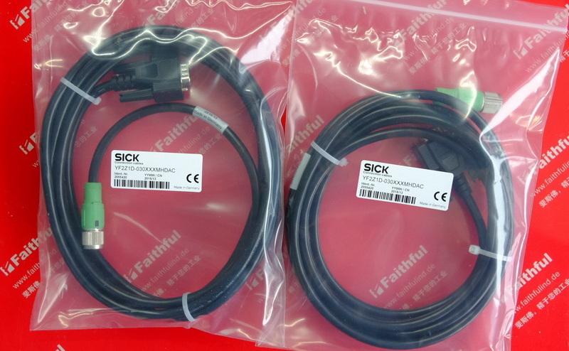 Sick 2055420 SICK Verbindungs kabel YF2Z1D-030XXXMHDAC M12 17 Core D-Sub-HD