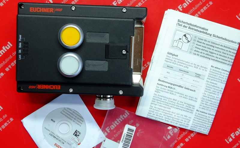 Euchner 111653 Verriegelung modul der EUCHNERMGB-L1-ARA-Serie MGB-L1-ARA-AA8A1-S1-R-111653 Feder kraft verriegelung mit 2 Tasten einschl ießlich Etiketten träger RC18-Stecker