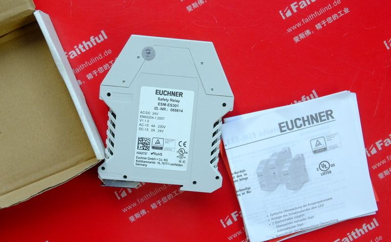Euchner 085614 EUCHNERESM-ES. ESM-ES301 der Kontakt erweiterungs vorrichtung, 3 Sicherheits kontakte, 1 Hilfs kontakte, Sicherheits schutzstufe 4