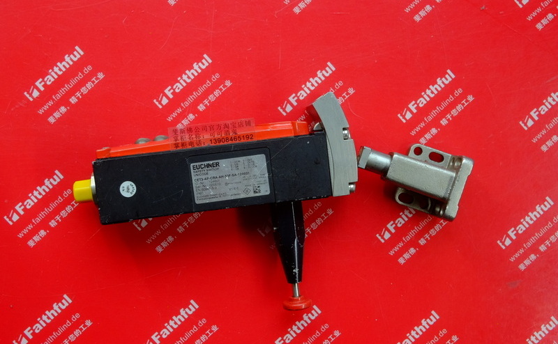 Euchner 124601 EUCHNER Berührungs lose Sicherheits schalter CET3-AP-CRA-AH-50F-SA-124601,M12, mit Not-Flucht-Entriegelung gerät gebraucht