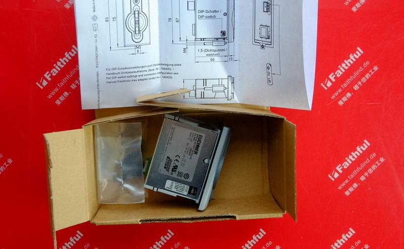 Euchner 106305 EUCHNER Elektronischer Schlüssel adapter mit PROFINET-Schnitts telle EKS-A-IIX-G01-ST02/03