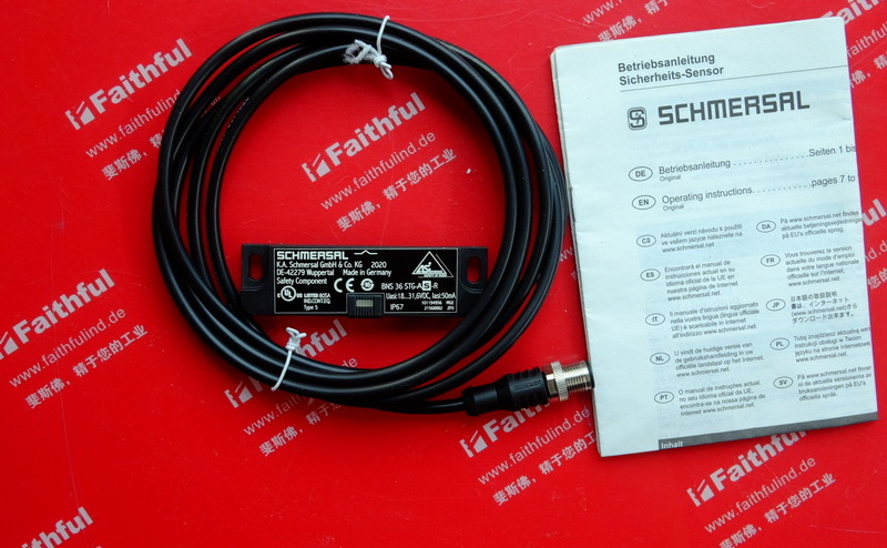 Schmersal 101194956 SCHMERSAL Magnet-Sicherheits sensor BNS 36 STG-AS-R