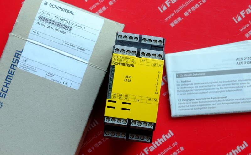 Schmersal 101180842 SCHMERSAL Sicherheits relais modul AES 2135 UE: 24...230V AC/DC