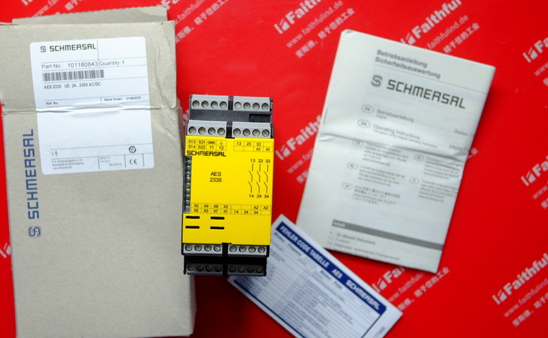 Schmersal 101180843 SCHMERSAL Sicherheits relais modul AES 2335 UE: 24...230V AC/DC
