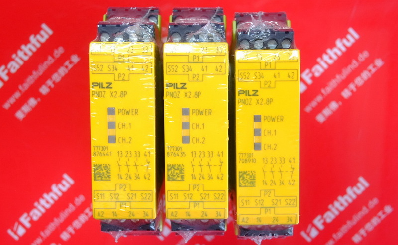 Pilz 777301 PILZ Sicherheits relais modul PNOZ X2.8P 24VACDC 3n/o 1n/c