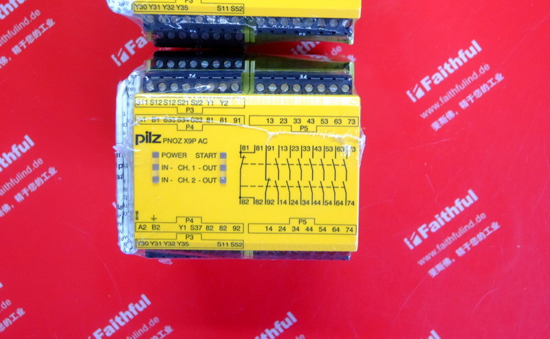 Pilz 777606 PILZ Sicherheits relais modul PNOZ X9P 24DC 24-240VACDC 7no