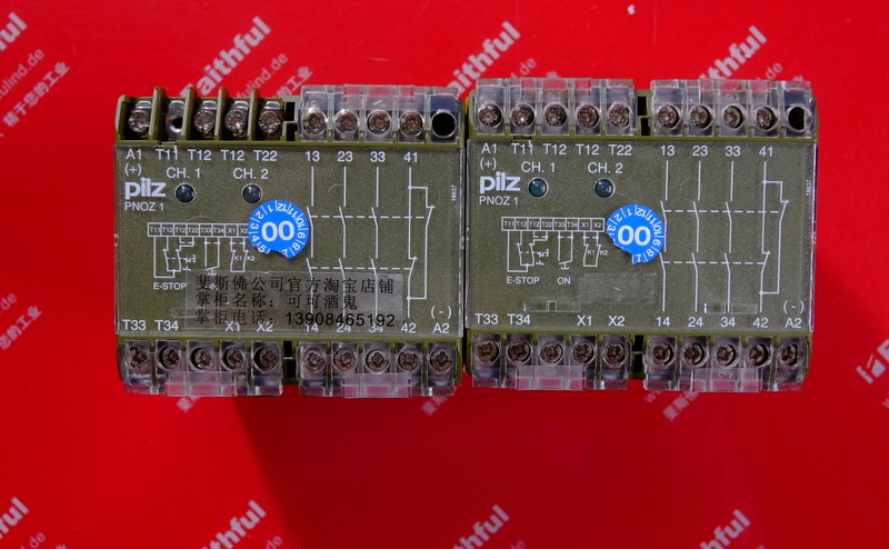 Pilz 475695 PILZ Gebrauchtes Sicherheits relais modul PNOZ 1 24VDC 3 S1O