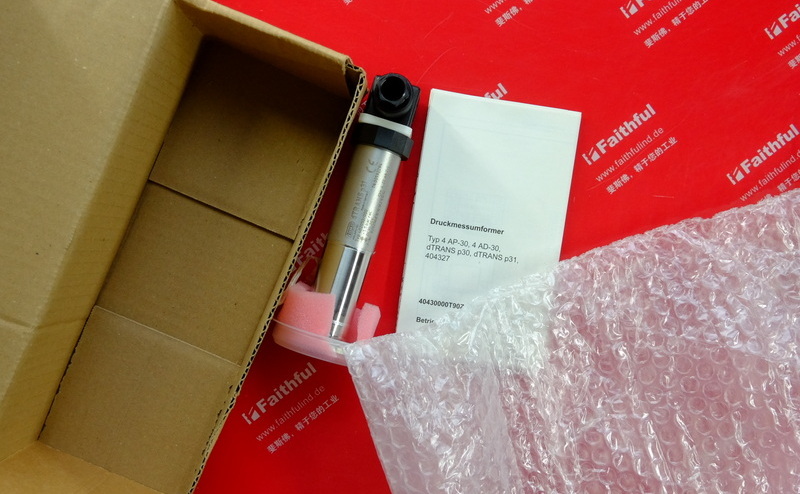 Jumo 00592294 JUMO Drucksensor dTRANS P31 402050/000-482-405-613-20-61/631 Druck messumformer zur Erhöhung der Temperatur des Mediums