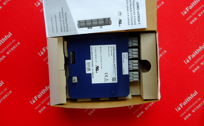 Jumo 00566249 JUMO4 Kanal Relais ausgang modul 705015/36 mTRON T