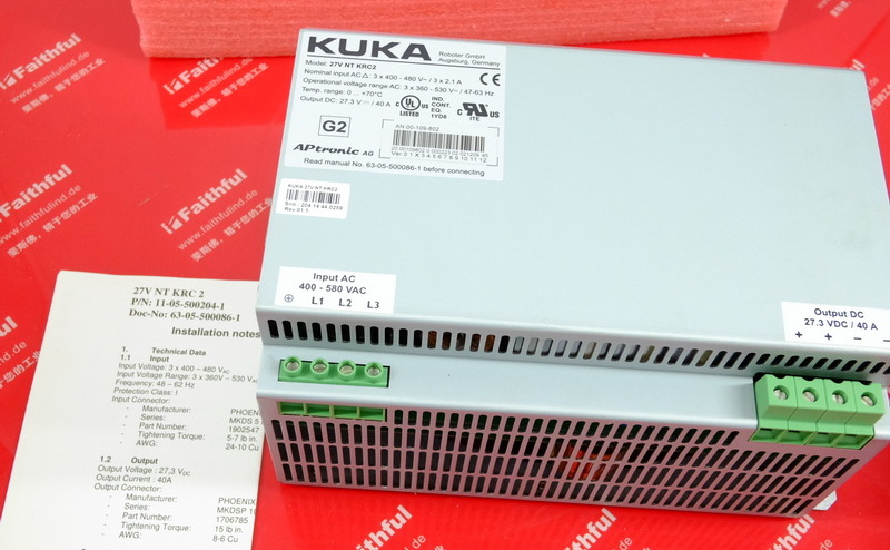 Kuka 00-109-802 KUKA neues Schalt schrank Leistungs modul APtronic 27V NT KRC2 00109802