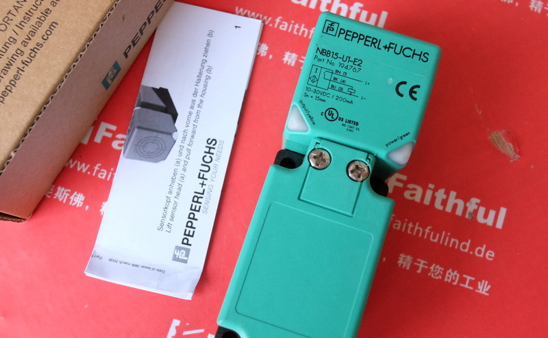 P F 194767 PEPPERL FUCHS Induktive Sensor NBB15-U1-E2 Pepperl Fuchs