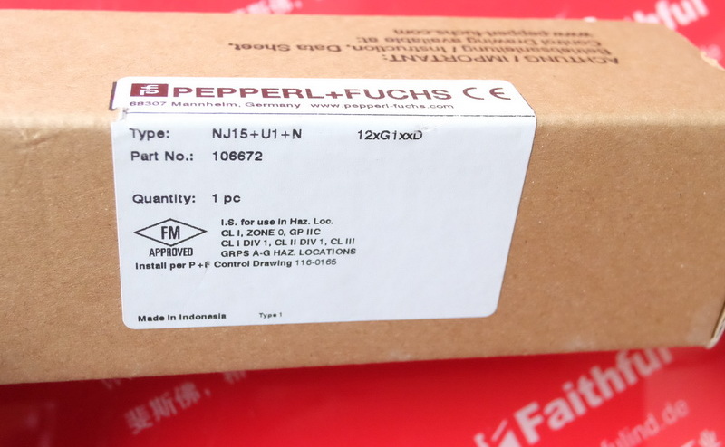 P F 106672 PEPPERL FUCHS Näherung sensor NJ15 U1 N Pepperl Fuchs 011691