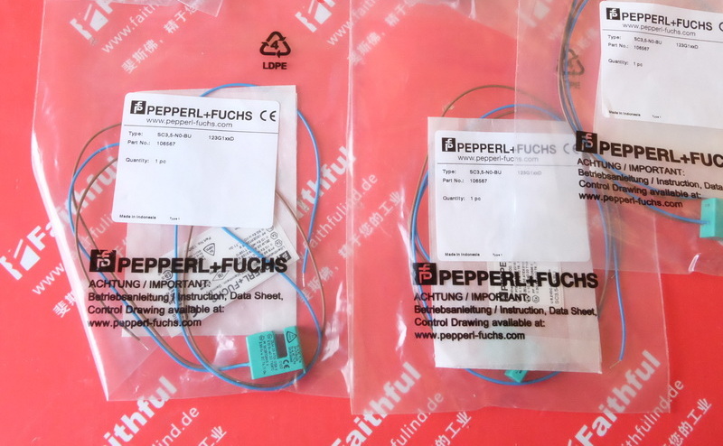 P F 106567 PEPPERL FUCHS Induktive Schlitz sensoren SC3,5-N0-BU Pepperl Fuchs