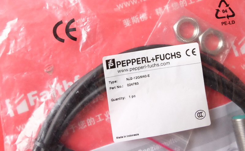 P F 024783 PEPPERL FUCHS Induktive Sensor NJ2-12GM40-E Pepperl Fuchs