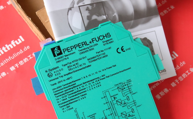 P F 111197 PEPPERL FUCHS Temperatur transmitter KFD2-GU-Ex1 Pepperl Fuchs