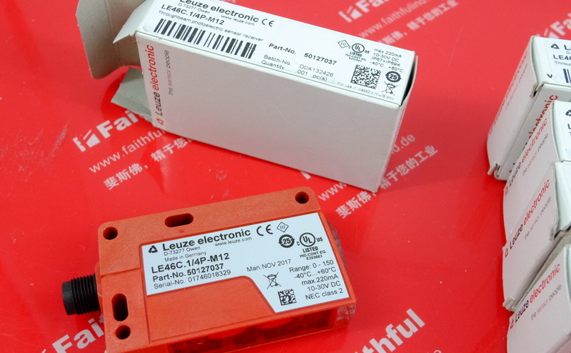 Leuze 50127037 LEUZE Photo elektrischer Sensor LE46C.1/4P-M12 Empfangs ende