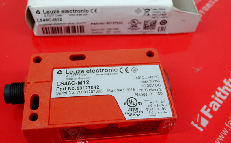 Leuze 50127042 LEUZE sendet den LS46C-M12 für den photo elektrischen Sensor