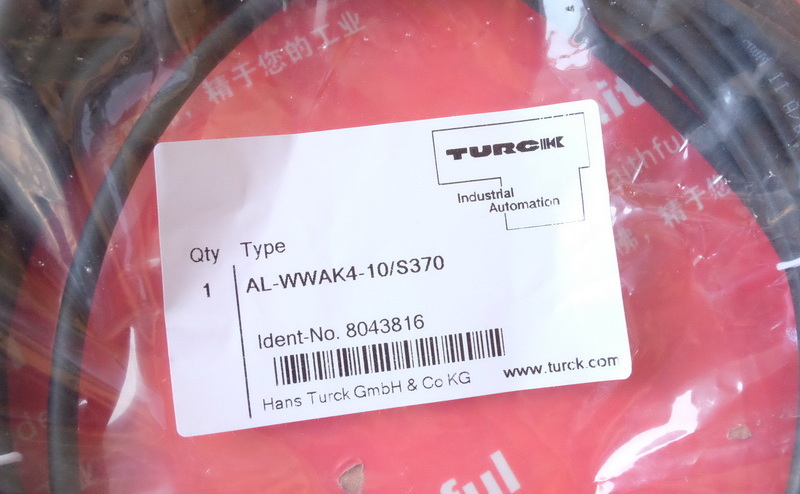 Turck 8043816 TURCK neue Verbindungs leitung AL-WWAK4-10/S370