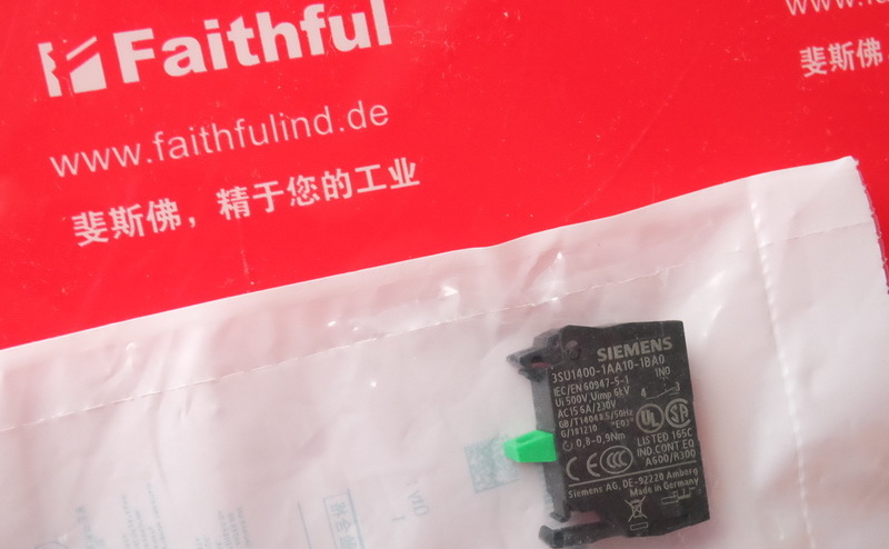Siemens 3SU1400-1AA10-1BA0 SIEMENS Hilfs kontakte