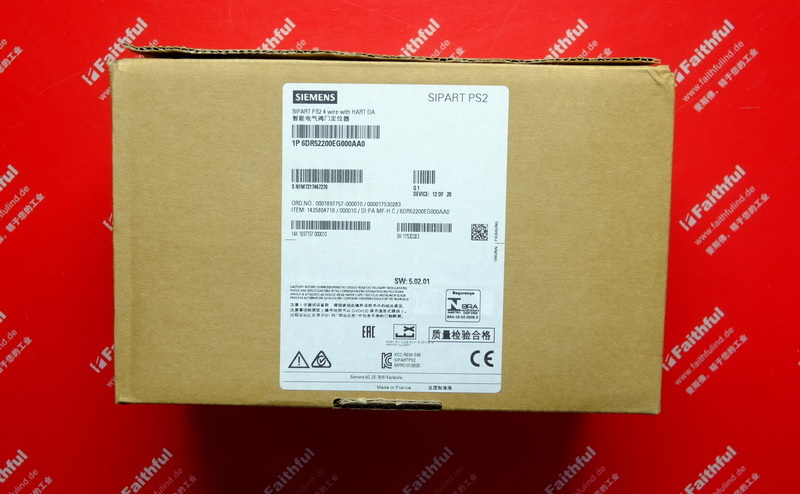 Siemens 6DR5220-0EG00-0AA0 SIEMENS Elektrische Ventil position ierung SIPART PS2