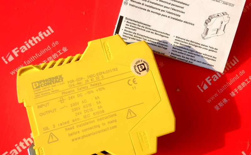 Phoenix Contact 2981020 PHOENIX CONTACT Sicherheits relais PSR-SCP- 24DC/ESP4/2 X1/1 X2