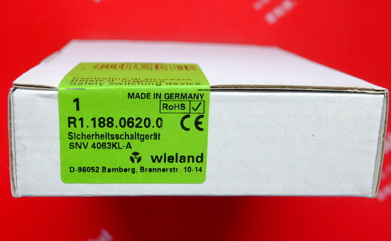 Wieland R1.188.0620.0 Verang Sicherheits bezogene Schaltung geräte Überwachungs geräte SNV4063KL-A 3S DC 24V (A)