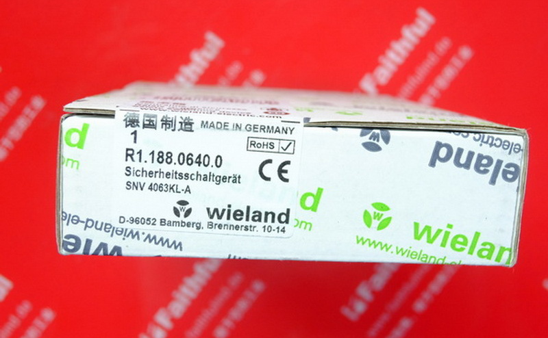 Wieland R1.188.0640.0 Weilang Neue sicherheits relevante Geräte zur Überwachung von Schaltung geräten SNV4063KL-A 30S DC 24V (A)