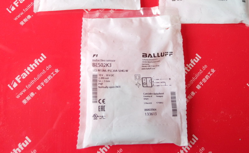 Balluff BES02K3 BALLUFF Induktive Dämpfung koeffizient 1 Sensor BES M12ML-PSC30A-S04G-W