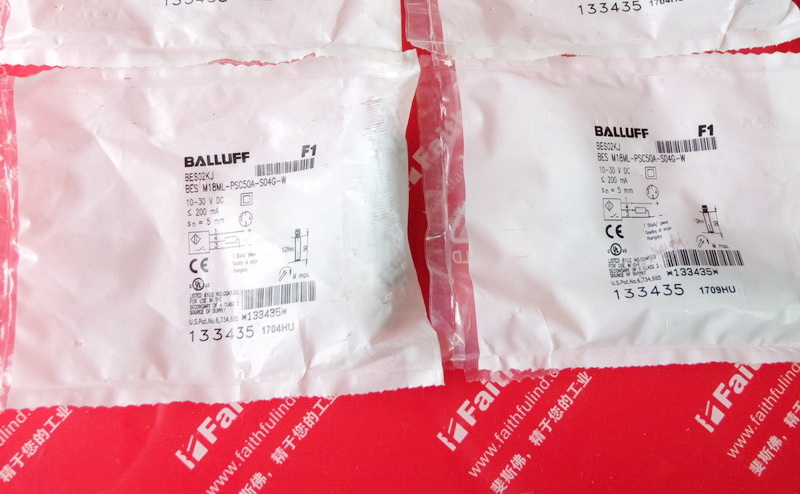 Balluff BES02KJ BALLUFF Induktive Dämpfung koeffizient 1 Sensor BES M18ML-PSC50A-S04G-W