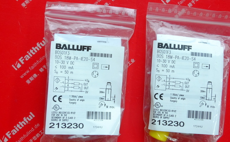 Balluff BOS01F3 BALLUFF Magnetischer Einschuss sensor BOS 18M-PA-IE20-S4