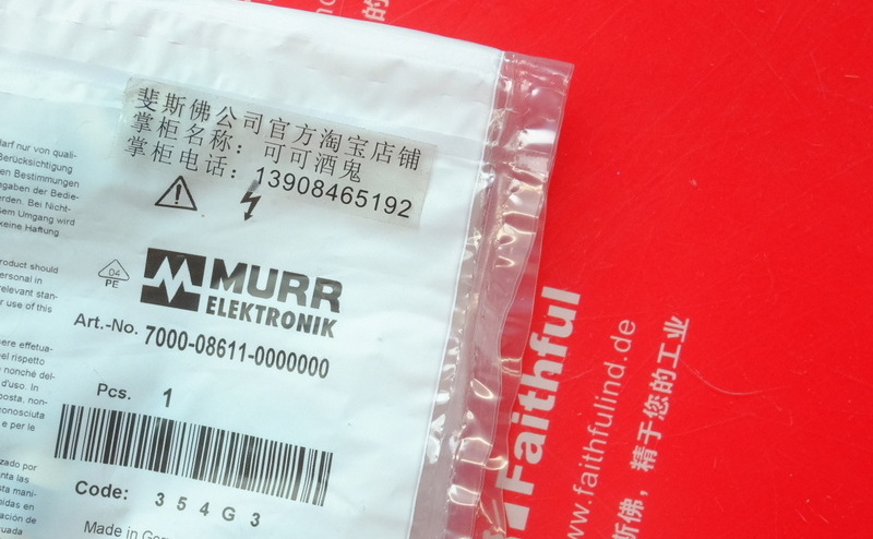 Murr-Elektronik 7000-08611-0000000 MURR Steck verbinder M8 4 Pin