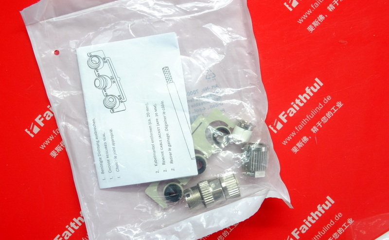 Murr-Elektronik 7000-14621-0000000 MURR Steck verbinder MOSA M12 4-adriges D-CODE