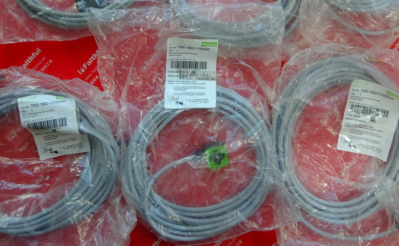 Murr-Elektronik 7000-18021-2160500 MURR Magnetventil Anschluss kabel A Typ 3 Kern 18mm 5 m