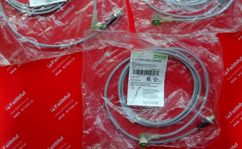 Murr-Elektronik 7000-40351-2340200 MURR Verbindungs linie M12 4 Kern männliche und weibliche Köpfe 2 Meter
